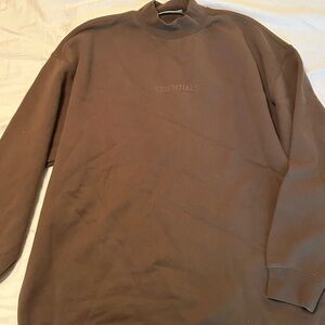 NWT Fear of God Brown Crewneck Sweater